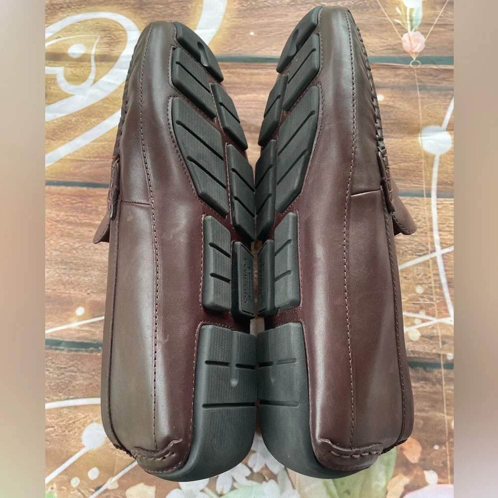 Cole Haan Brown Leather Penny Loafers